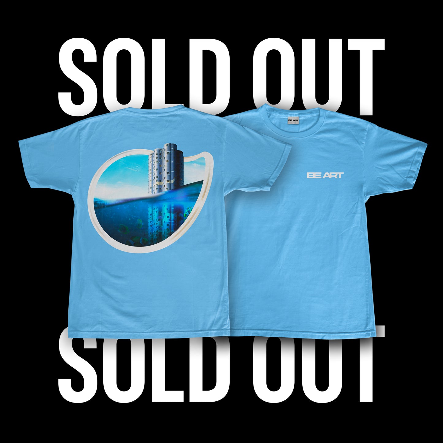 La tête sous l'eau - Bleu