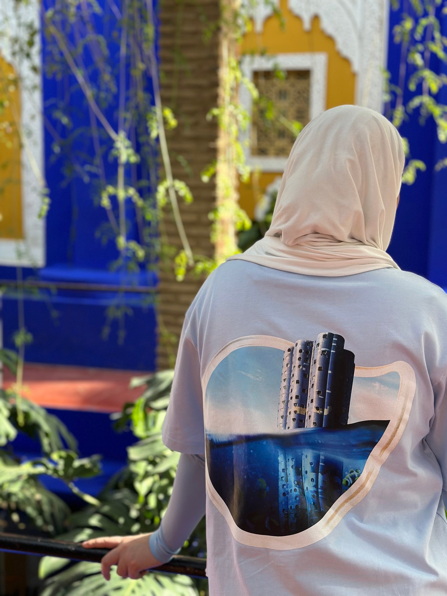 La tête sous l'eau - Bleu